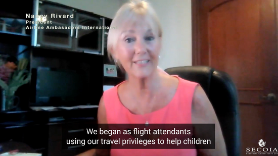 Nancy Rivard, President Airline Ambassadors International